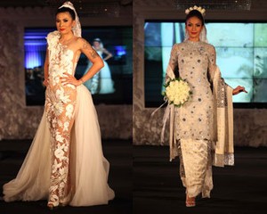 Adjie Notonegoro Tampilkan Gaun Pengantin Transparan di Wedding Fair 2013