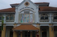 Museum perangko di Negeri Singa itu bisa menjadi alternatif wisata edukasi menarik bagi pelancong. Singapore Philatelic Museum terletak di 23 B Coleman Street, Singapura. Bangunannya antik, bekas Anglo Chinese School (Aan/detikTravel)
