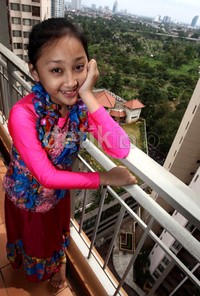 Gadis cilik berambut panjang ini mengaku menaruh keinginan besar untuk bisa merebut gelar juara di musim ketiga IMB tahun ini.