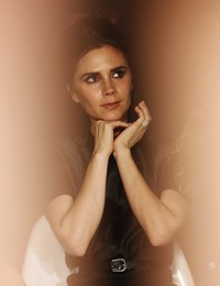 Victoria Beckham hadir pada International Woolmark Prize Grand Final di ME Hotel, London pada Sabtu (16/2/2013). Reuters/Olivia Harris.