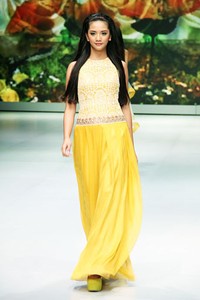 Jakarta, Indonesia - 14 Februari 2013. Blossoms by Jeanny Ang Couture Spring/Summer Collection 2013. Indonesia Fashion Week 2013 at Jakarta Convention Center. Senayan. Jakarta. [Foto: Mohammad Abduh/Wolipop]