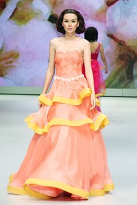 Jakarta, Indonesia - 14 Februari 2013. Blossoms by Jeanny Ang Couture Spring/Summer Collection 2013. Indonesia Fashion Week 2013 at Jakarta Convention Center. Senayan. Jakarta. [Foto: Mohammad Abduh/Wolipop]