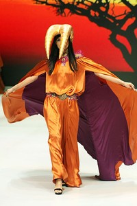 Jakarta, Indonesia - 14 Februari. Melinda Looi Couture Collection 2013. Indonesia Fashion Week 2013 at Jakarta Convention Center. 14 Februari 2013. Senayan. Jakarta. [Foto: Mohammad Abduh/Wolipop]