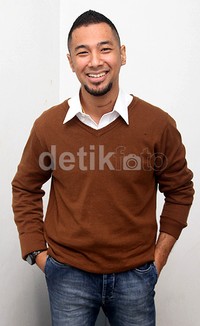 Wajah sumringah Marcell Siahaan. Gusmun/detikFoto.