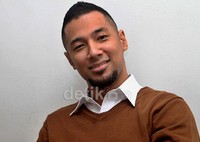 Gaya preppy look ala Marcell. Gusmun/detikFoto.