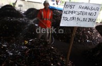 Sampah-sampah organik ini kemudian diolah menjadi kompos.