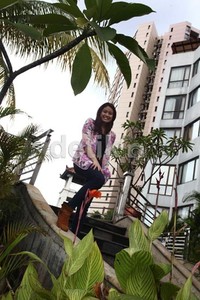 Ia mengaku mempunyai bakat menggambar sejak kecil.