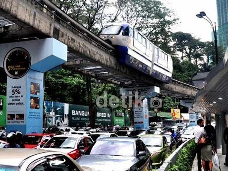 Siapa Bilang Monorel Bakal Ganggu Penjualan Mobil?