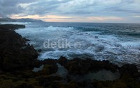 Foto ini diambil Kamis pekan lalu saat menjelang senja di Batu Pica.