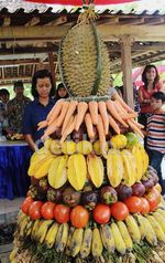 Gunungan Buah Untuk Orangutan