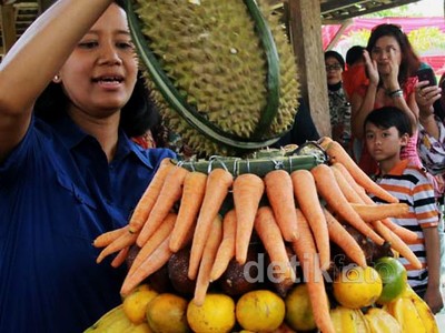 Gunungan Buah Untuk Orangutan