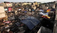 Sebanyak 132 petak rumah hangus terbakar.