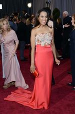 Parade Gaun Merah di Red Carpet Oscar 2013