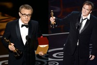 'Django Unchained' meraih penghargaan Best Supporting Actor untuk Christoph dan Best Original Screenplay untuk Quentin Tarantino. Kevin Winter/Getty Images.