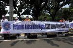 Ratusan Karyawan Pertamina Demo