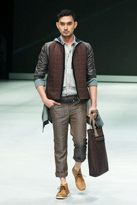 Jakarta, Indonesia - 14 Februari. Sofie Algorithmic. Indonesia Fashion Week 2013 at Jakarta Convention Center. 14 Februari 2013. Senayan. Jakarta. [Foto: Mohammad Abduh/Wolipop]