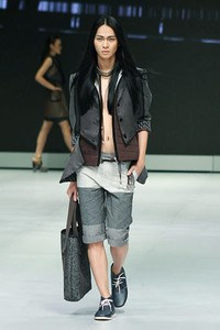 Jakarta, Indonesia - 14 Februari. Sofie Algorithmic. Indonesia Fashion Week 2013 at Jakarta Convention Center. 14 Februari 2013. Senayan. Jakarta. [Foto: Mohammad Abduh/Wolipop]