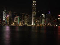 Inilah bentuk kecantikan maksimal Hong Kong saat malam (Shafa/detikTravel)
