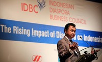 Menurut Dino, diaspora (persebaran masyarakat Indonesia di luar negeri) Indonesia tidak kalah banyak dengan diaspora warga Korea maupun India.
