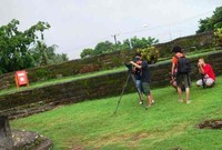 Wisatawan penghobi fotografi pasti akan betah berada di Fort Rotterdam. Banyak tempat yang menarik untuk dijadikan objek foto di tempat wisata sejarah ini (Iqbal/detikTravel)
