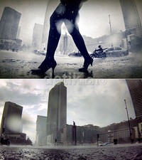 Biasanya membuat latar depan dilakukan karena alasan estetika. Artinya subjek utama akan terasa 'hambar' karena tidak ada background pendukung yang kuat. Atau di sekeliling subjek tidak ada hal-hal yang unik untuk dimainkan secara fotografi. Dengan membuat foreground, komposisi foto 'semakin padat' dan  dinamis.