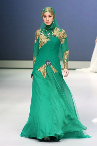 Misan Kopaka Western Romanticism. Fashion Show Parade INFINITELY COVERED. Indonesia Fashion Week 2013 at Jakarta Convention Center. 15 Februari 2013. Senayan. Jakarta. [Foto: Mohammad Abduh/Wolipop]