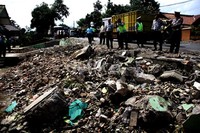 Kecelakaan yang memakan 16 korban jiwa ini terjadi pada Sabtu 23 Februari 2012 lalu. Ramses/detikFoto.