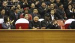 Presiden Korut & Eks Bintang NBA Nonton Basket