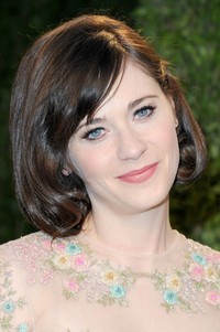 Gaya rambut baru Zooey. Pascal Le Segretain/Getty Images.