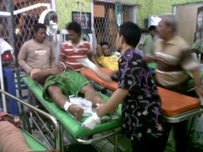 Pembacok Korlap Aksi Demo Kontra Bupati Diduga Kelompok Pro Bupati