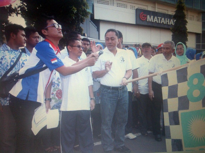 Amien Rais & Zulkifli Lepas Acara Jalan Sehat PAN di Magelang