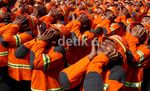 Warga Tambora Ikuti Simulasi Kebakaran