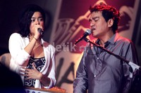 Eva Celia gaet sang ayah di atas panggung Java Jazz 2013.