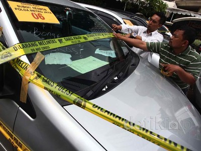 Puluhan Mobil Curanmor Disita