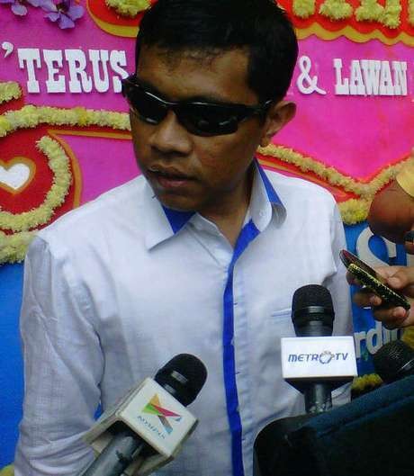 Loyalis Anas Kembali Datangi Mabes Polri Laporkan Sprindik Anas