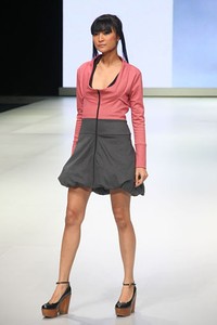 Jakarta, Indonesia - 15 Februari. Camilla Wellton Eco Couture. Indonesia Fashion Week 2013 at Jakarta Convention Center. 15 Februari 2013. Senayan. Jakarta. [Foto: Mohammad Abduh/Wolipop]