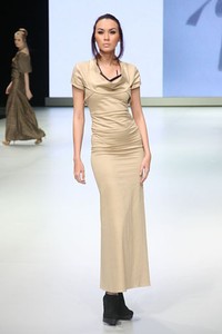 Jakarta, Indonesia - 15 Februari. Camilla Wellton Eco Couture. Indonesia Fashion Week 2013 at Jakarta Convention Center. 15 Februari 2013. Senayan. Jakarta. [Foto: Mohammad Abduh/Wolipop]