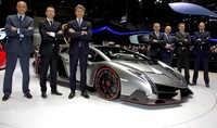 Lamborghini Veneno dipamerkan di Geneva Motor Show. (dok Lamborghini).