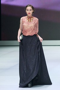 Jakarta, Indonesia - 16 Februari. Hengki Kawilarang Urban Senja. Indonesia Fashion Week 2013 at Jakarta Convention Center. 16 Februari 2013. Senayan. Jakarta. [Foto: Mohammad Abduh/Wolipop]