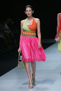 Jakarta, Indonesia - 16 Februari. Uke Toegimin Moven Movement. Indonesia Fashion Week 2013 at Jakarta Convention Center. 16 Februari 2013. Senayan. Jakarta. [Foto: Mohammad Abduh/Wolipop]