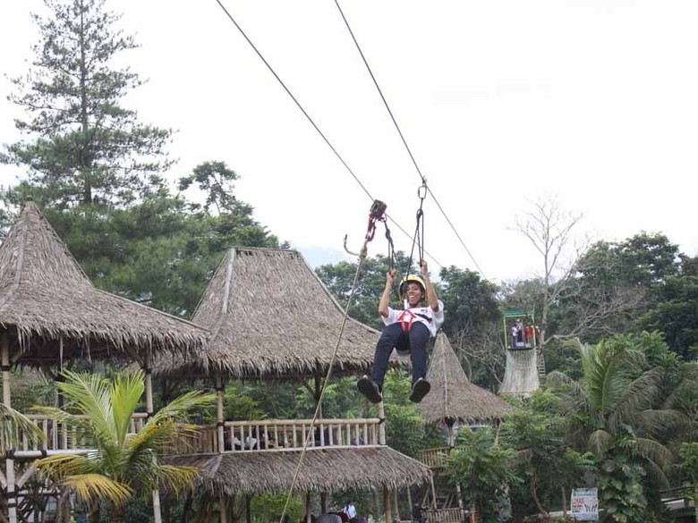 Wisata Uji Nyali Basah Basahan Di Taman Matahari Bogor