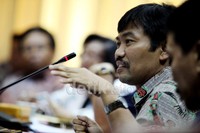 Dirjen Kebudayaan Kemdiknasbud, Katjung Marijan memberikan pemaparan kepada anggota dan pengurus Persatuan Produser Film Indonesia (PPFI).