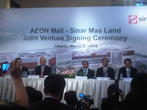 Sinarmas Land & AEON Bangun Mal Megah Bergaya Jepang di BSD