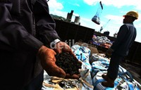      Besi spons (iron sponge) adalah bahan baku baja yang didatangkan dari Kalimantan Selatan oleh PT Meratus Jaya Iron & Steel (MJIS).