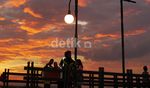 Senja di Pantai Ancol
