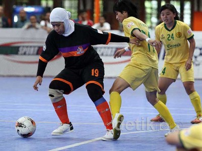 Tim UNJ Juara Liga Futsal Wanita Indonesia