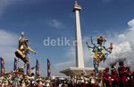 Pawai Ogoh-ogoh di Monas Berlangsung Meriah