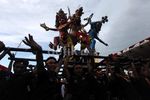 Pawai Ogoh-ogoh di Monas Berlangsung Meriah