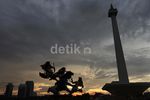 Pawai Ogoh-ogoh di Monas Berlangsung Meriah