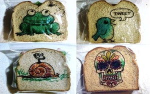 Tiap Pagi, Pria Ini Menghias Sandwich Untuk Bekal Sang Anak
